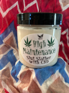 High Maintenance Patchouli Body Butter with CBD