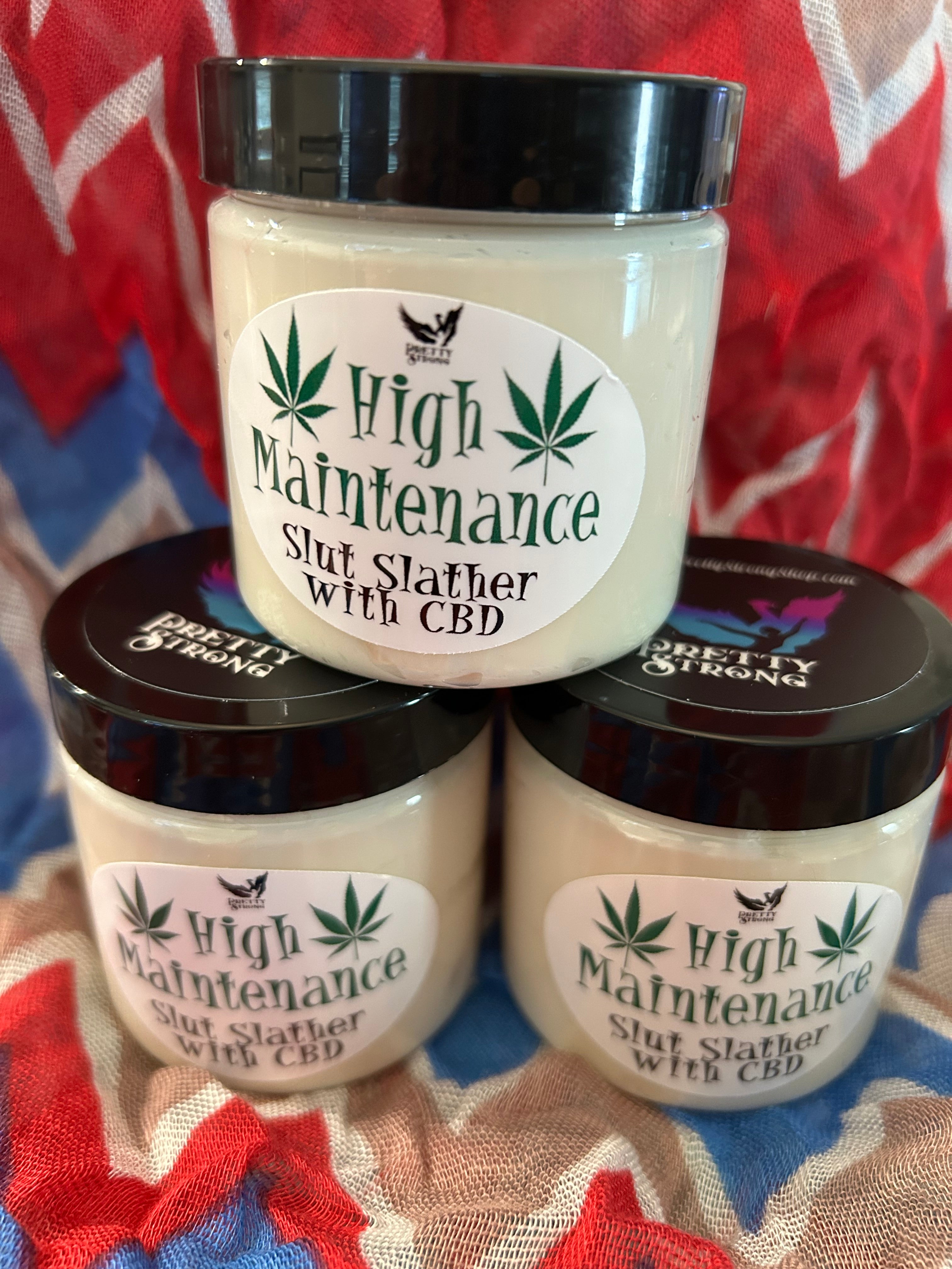 High Maintenance Patchouli Body Butter with CBD