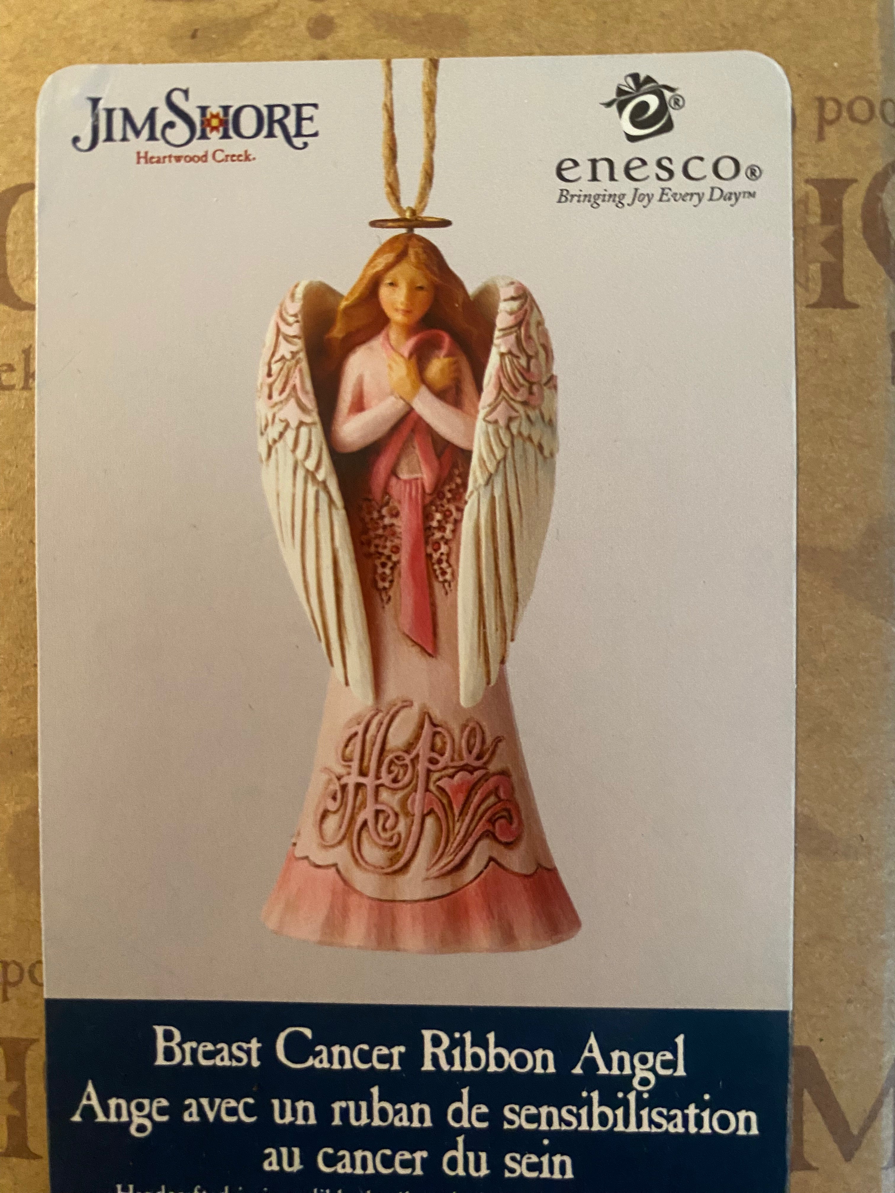 Breast Cancer Ribbon Angel