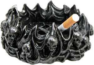 Eternal Pyre Skull & Flames Ashtray